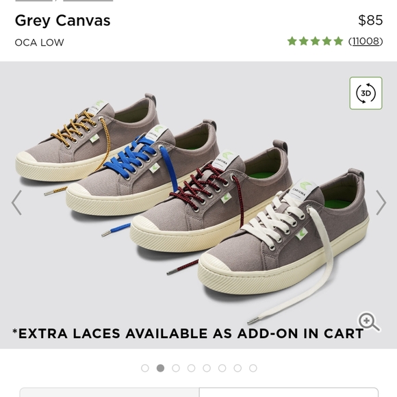 Cariuma (Pink Canvas/Off-White Sole) 10.5M/12W - Picture 9 of 9